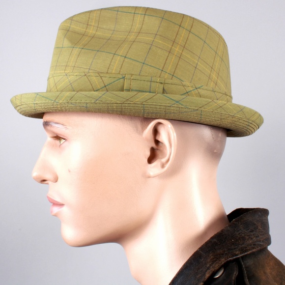 plaid pork pie hat